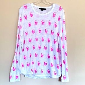Skull Cashmere Knit Top Sz L